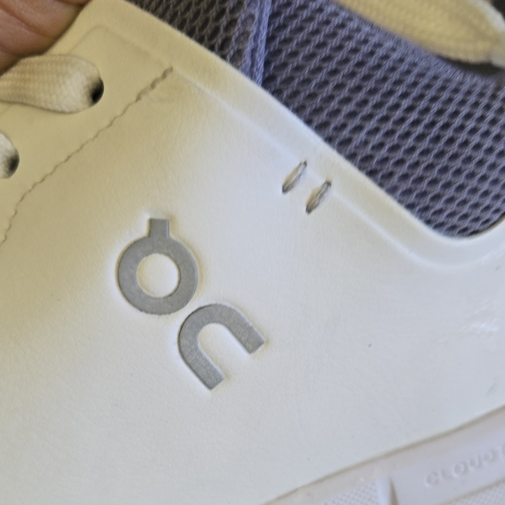 On Running White and Gray Sneakers for Men - Picture 8 of 15